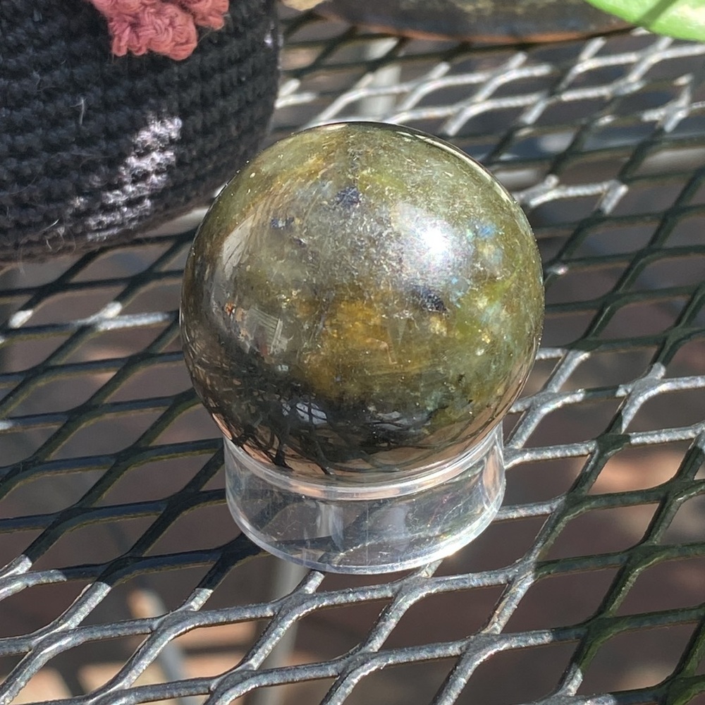 Labradorite Sphere - Picture 6 of 12